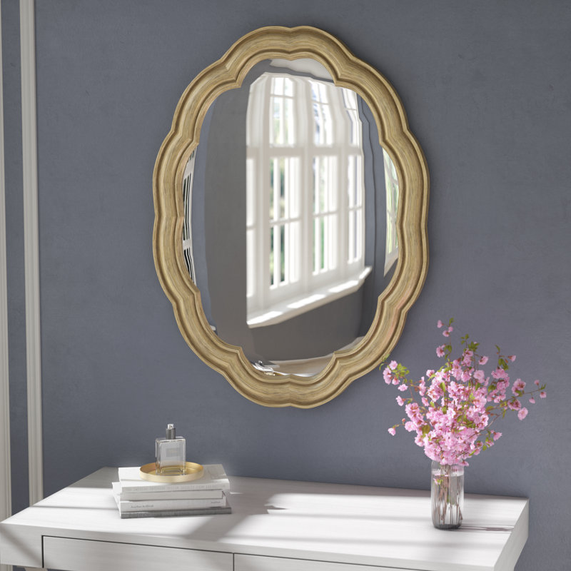 Willa Arlo Interiors Glam Oval Accent Wall Mirror & Reviews Wayfair